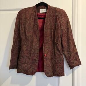 Vintage Daniel Niveau Women's Suit Jacket Botton Front Made in USA Size 8